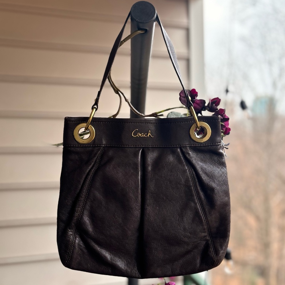 Coach Ashley Y2K Leather Purse Hippie Shoulder Bag | F17605 | Great Condition